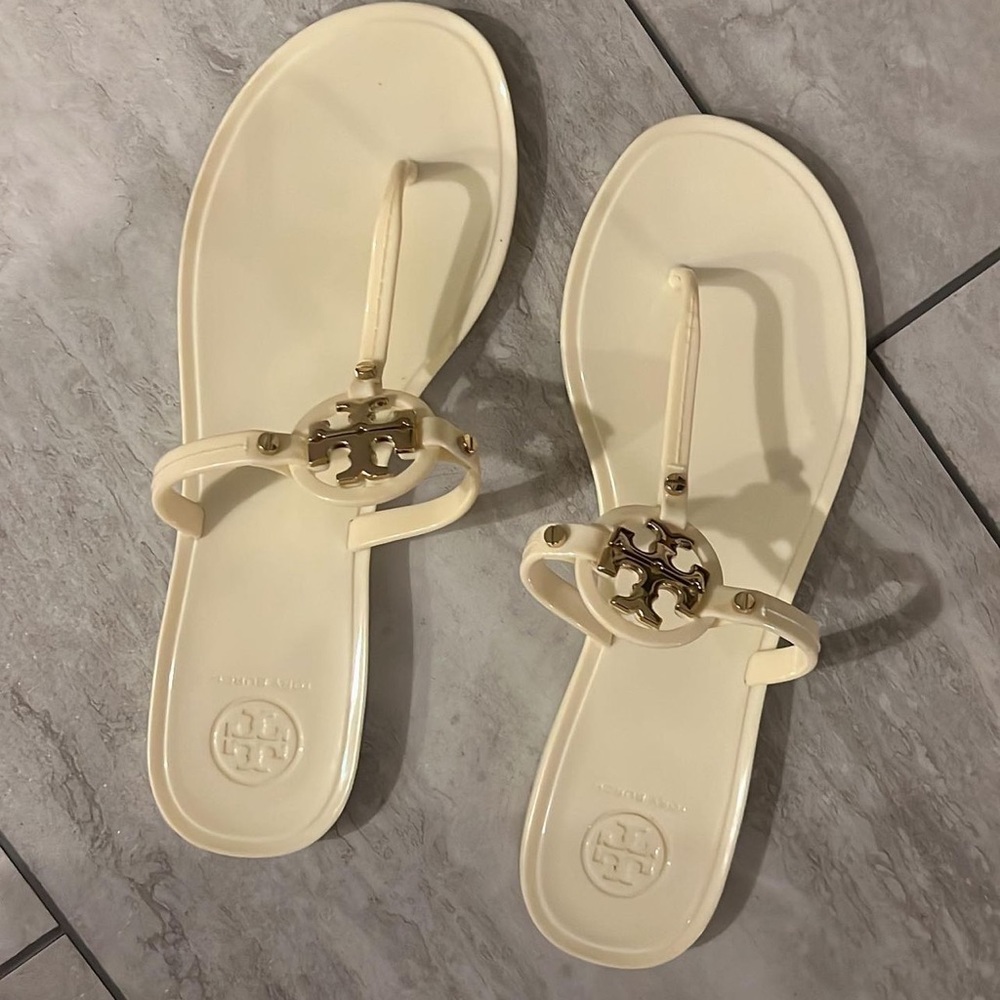 Tori Burch mini miller jelly thong sandal